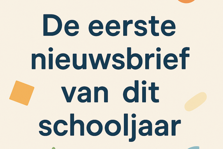 eerste nieuwsbief van het jaar